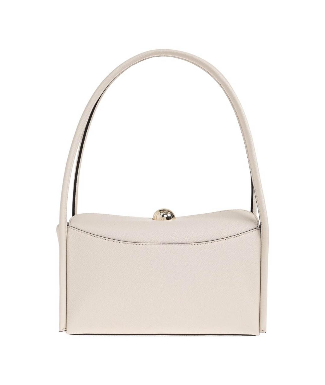 FURLA Бежевая кожаная сумка через плечо, фото 2