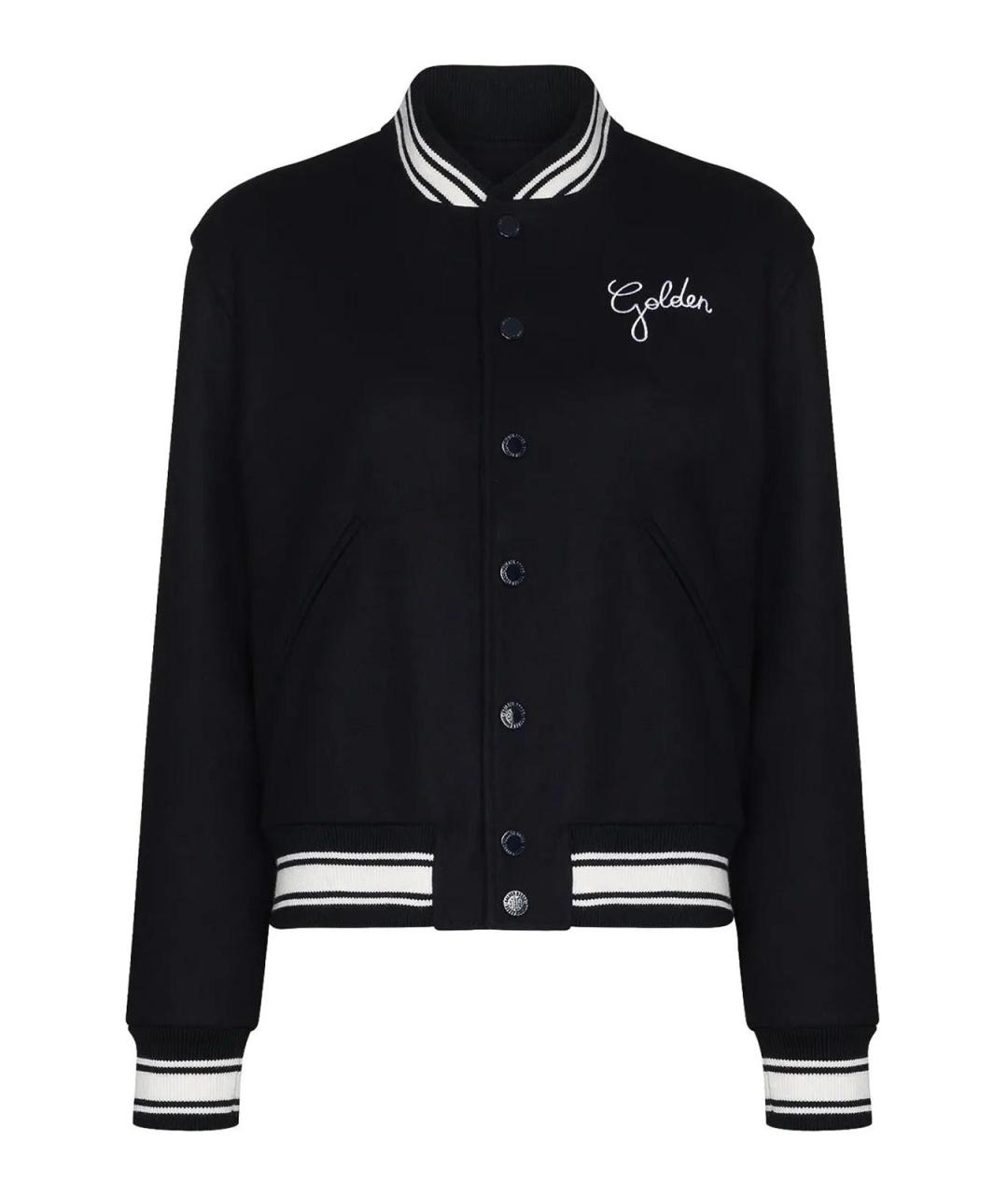 GOLDEN GOOSE DELUXE BRAND Темно-синяя хлопковая куртка, фото 1