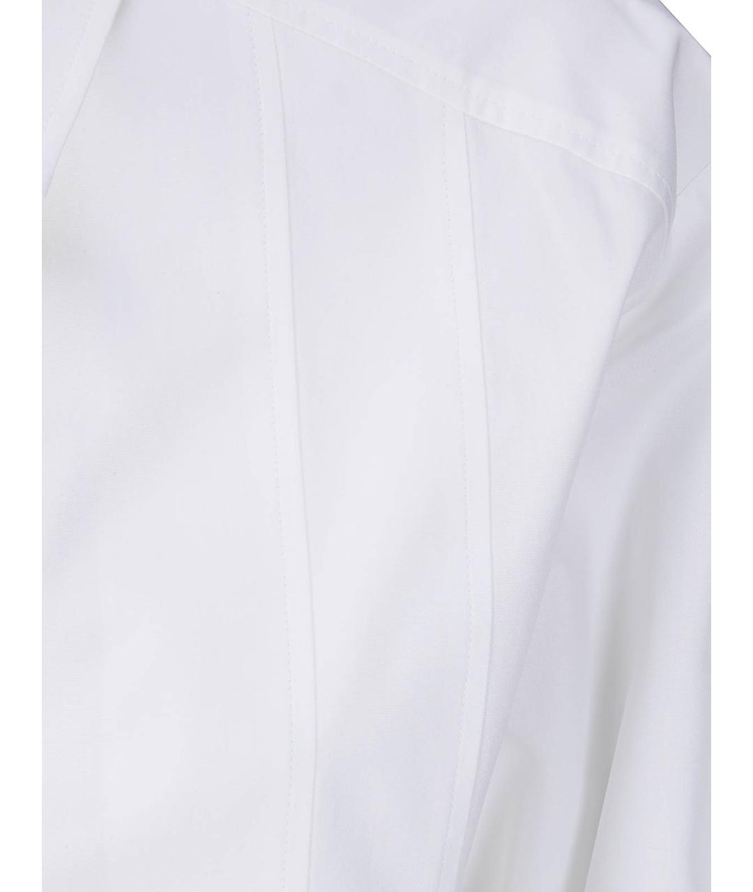 SPORTMAX Белая хлопковая рубашка, фото 3