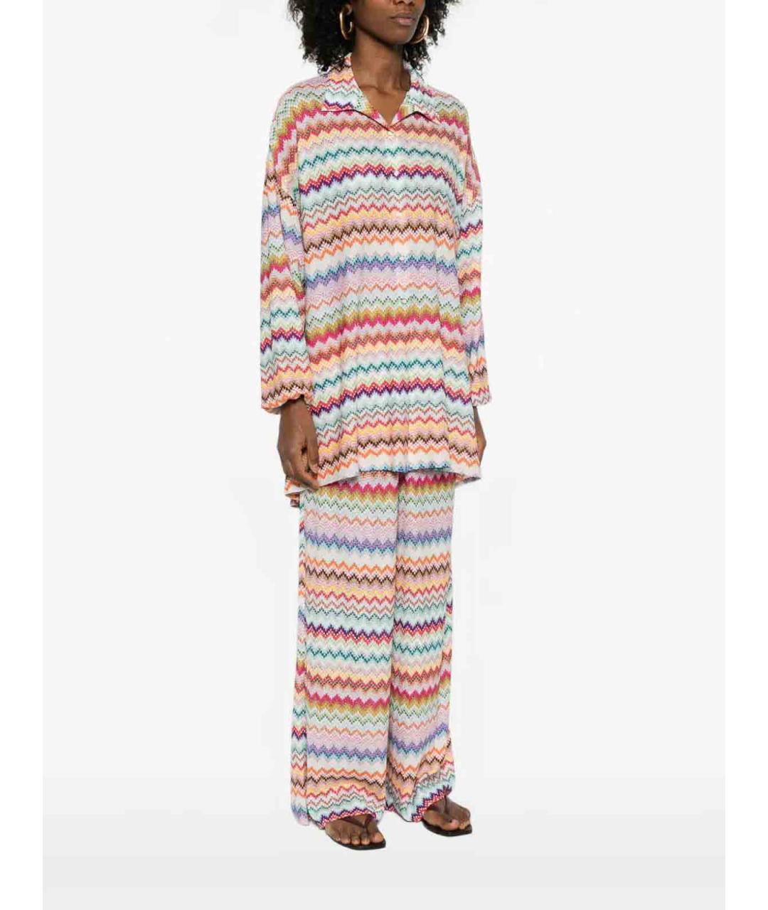 MISSONI Мульти вискозная рубашка, фото 3