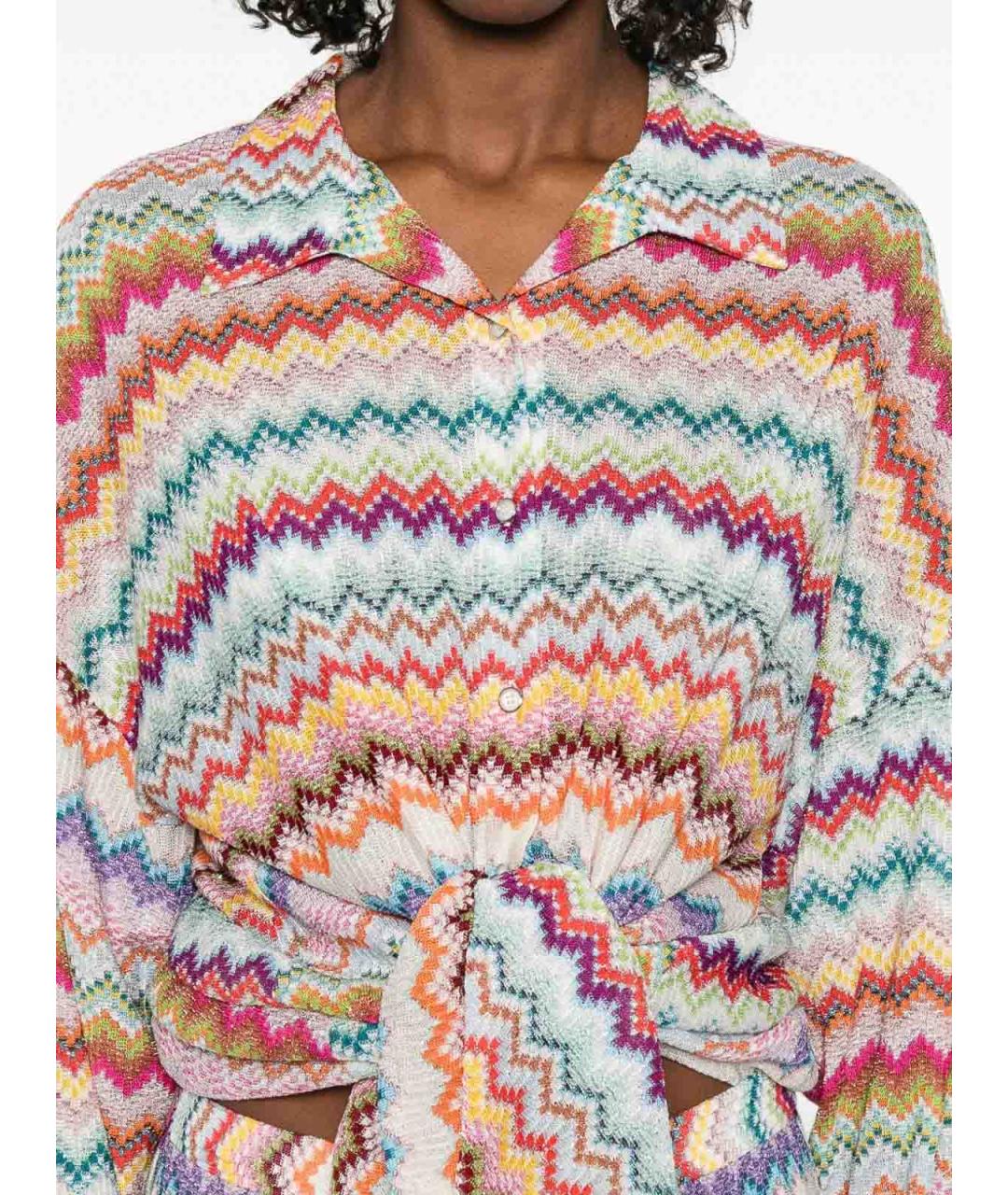 MISSONI Мульти вискозная рубашка, фото 5