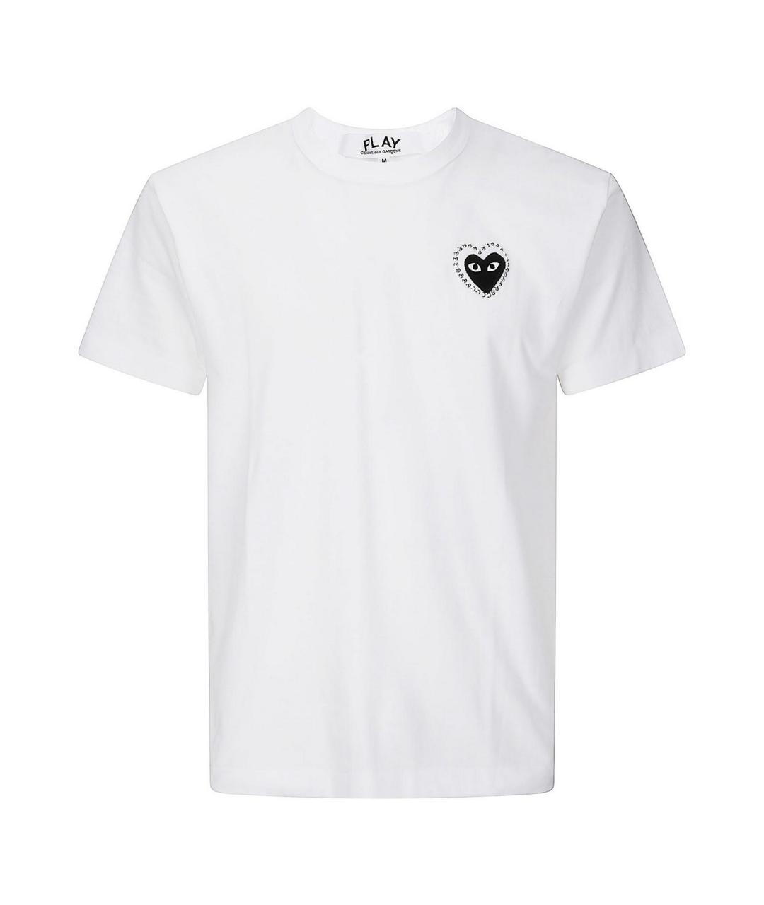 COMME DES GARÇONS PLAY Белая футболка, фото 1
