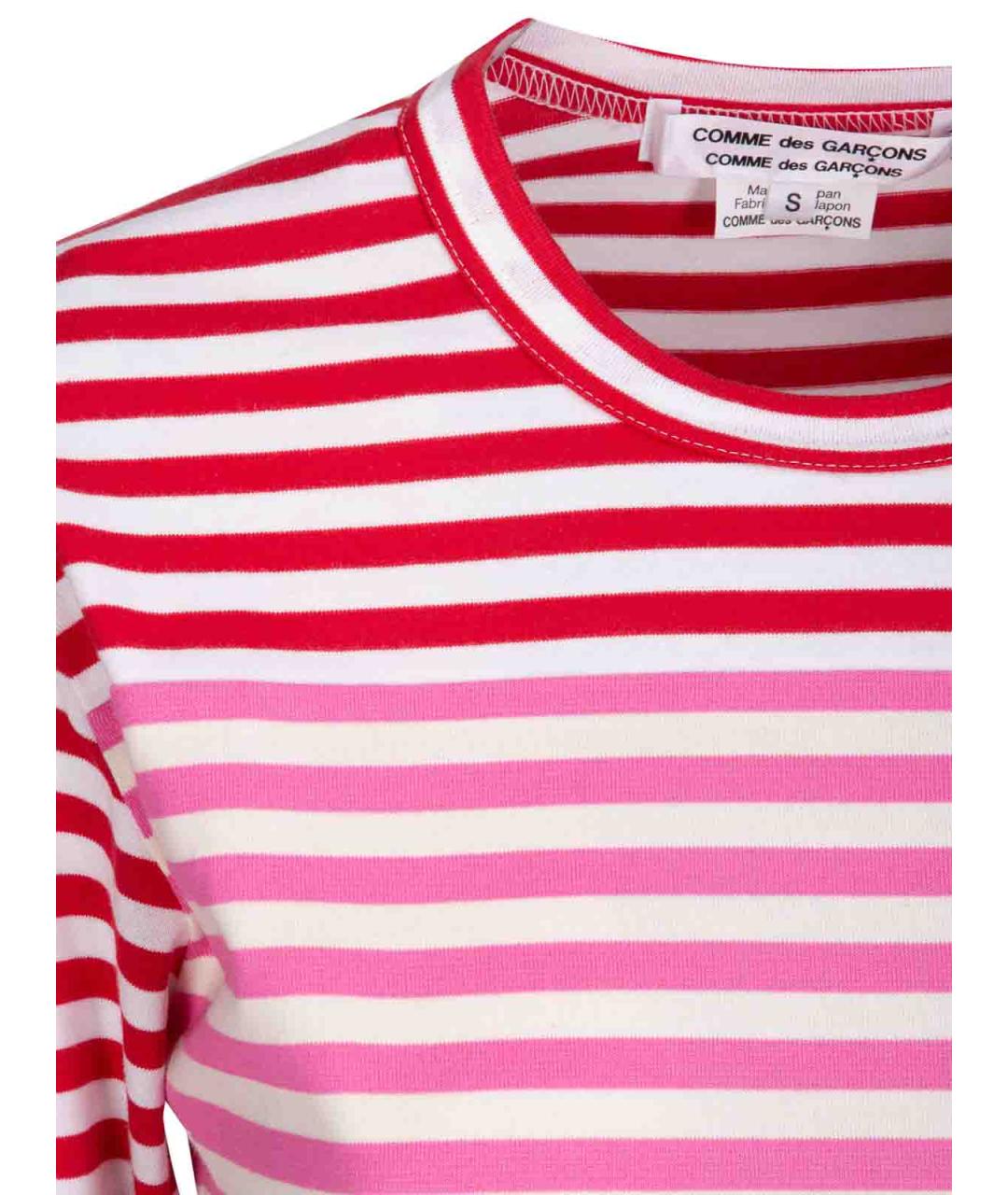 COMME DES GARÇONS Красная хлопковая футболка, фото 3