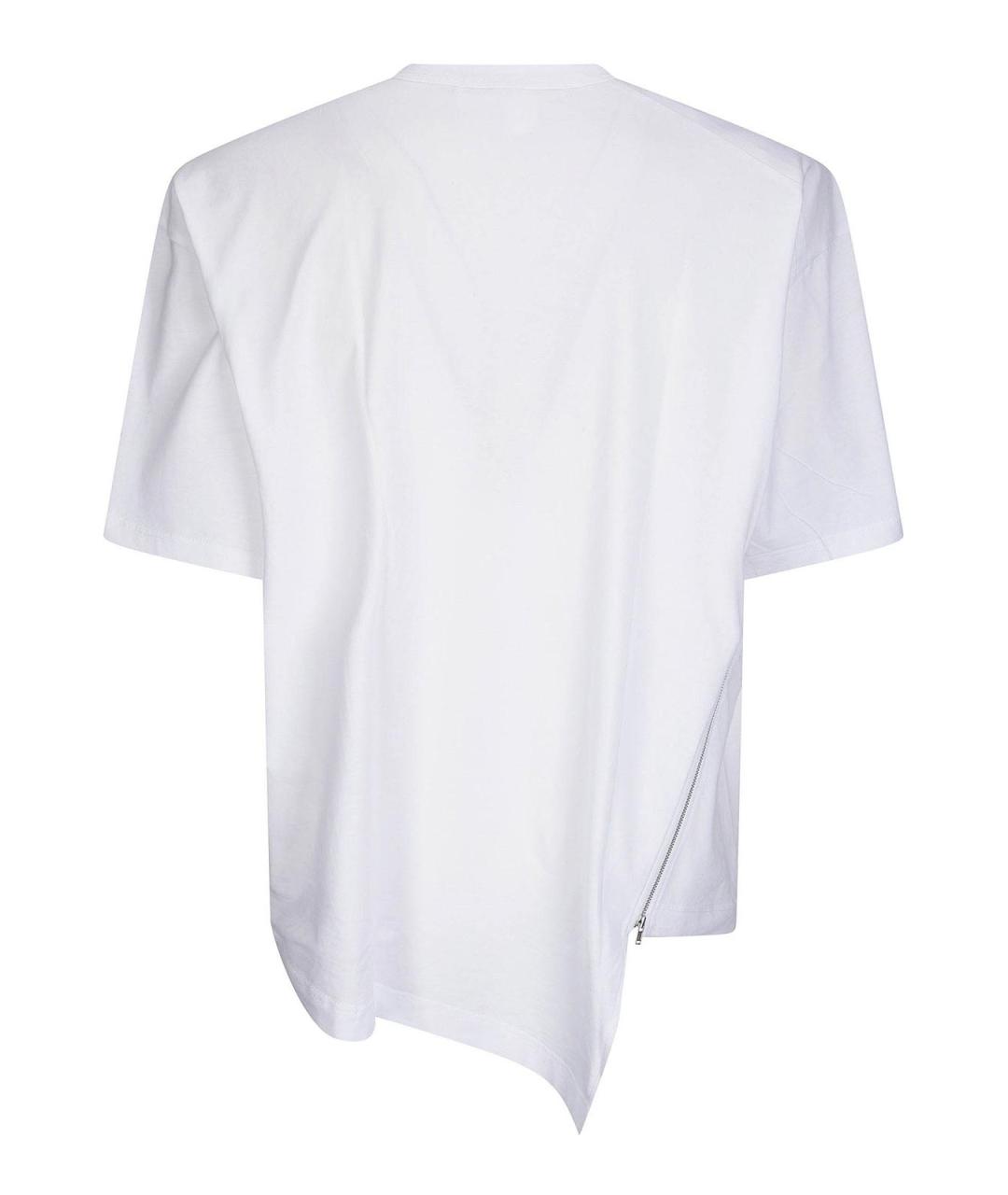 COMME DES GARÇONS SHIRT Белая хлопковая футболка, фото 2