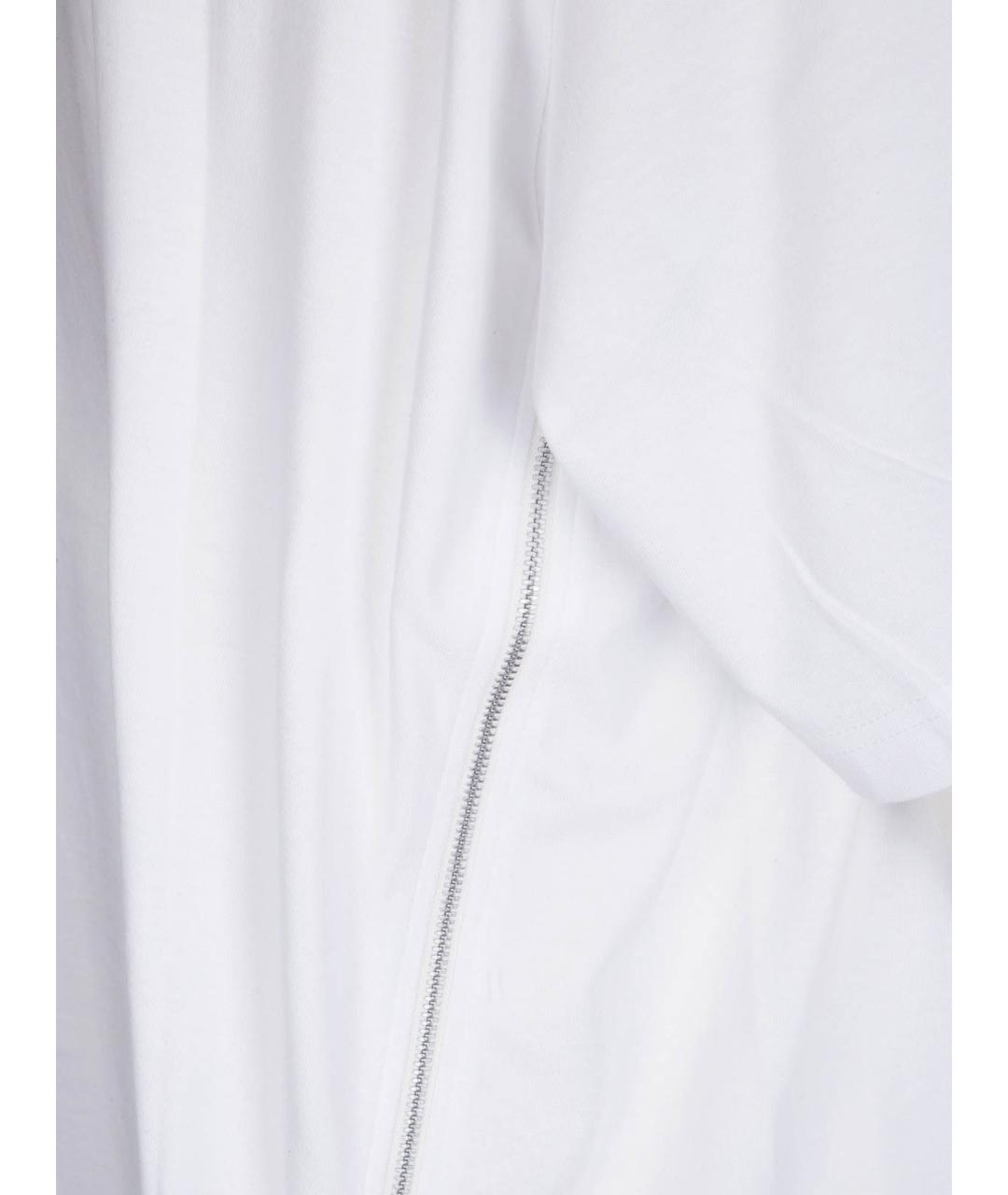 COMME DES GARÇONS SHIRT Белая хлопковая футболка, фото 3