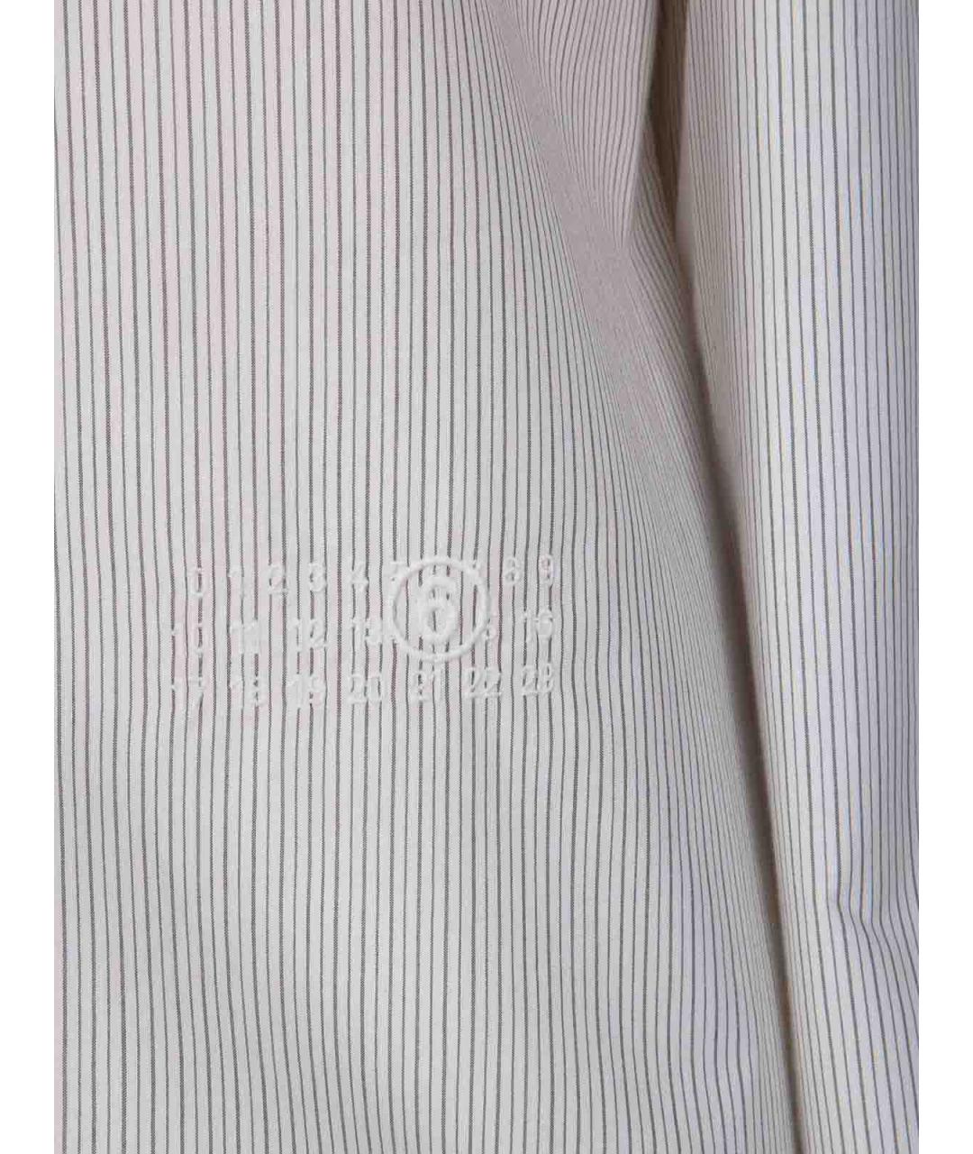 MM6 MAISON MARGIELA Мульти хлопковая рубашка, фото 3
