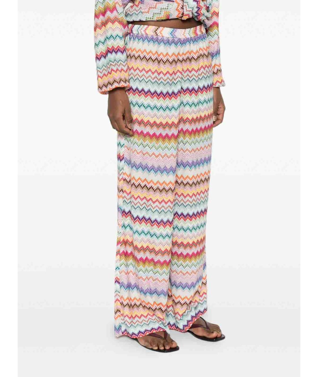 MISSONI Мульти вискозные брюки широкие, фото 3