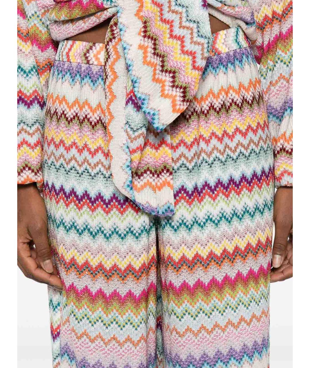 MISSONI Мульти вискозные брюки широкие, фото 4