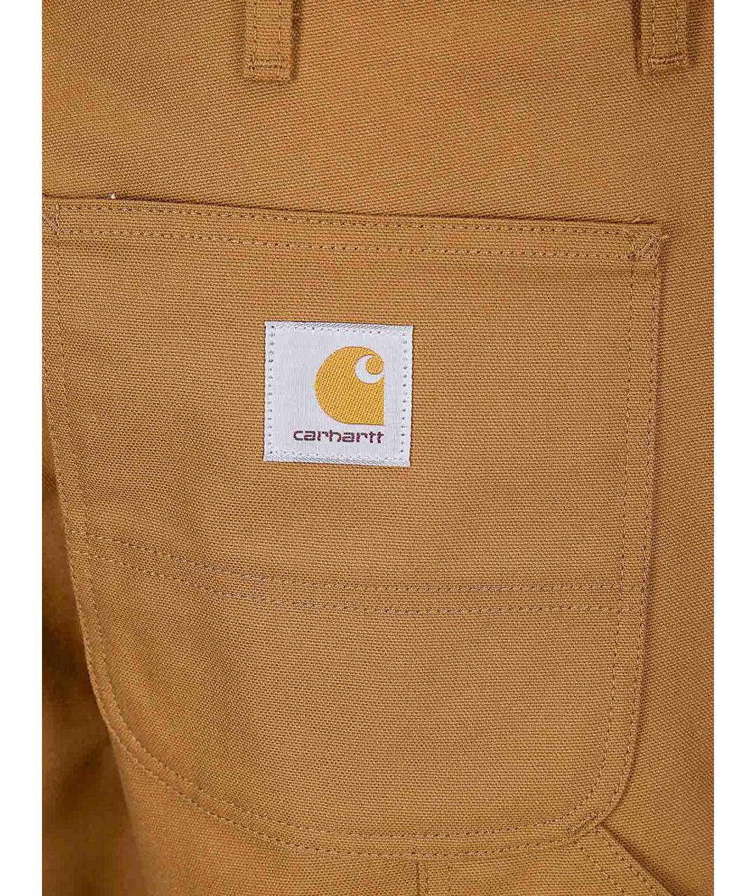 CARHARTT Коричневые хлопковые повседневные брюки, фото 3