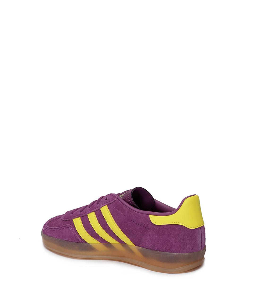 ADIDAS Фиолетовые замшевые кроссовки, фото 3