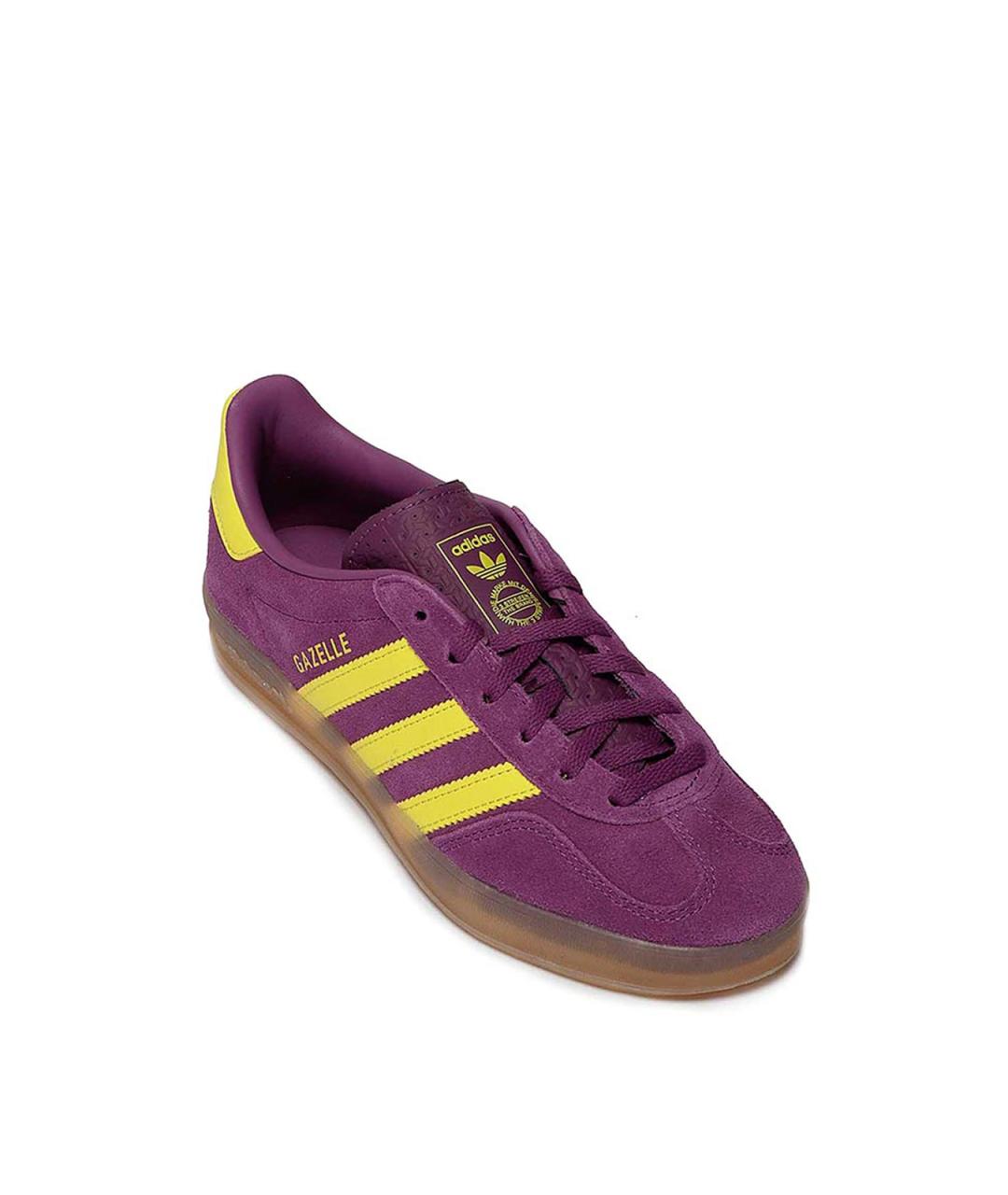 ADIDAS Фиолетовые замшевые кроссовки, фото 2