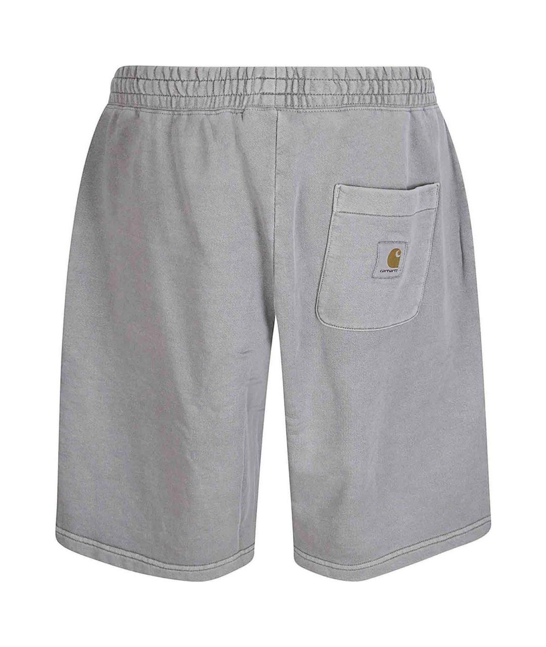 CARHARTT Серые хлопковые шорты, фото 2