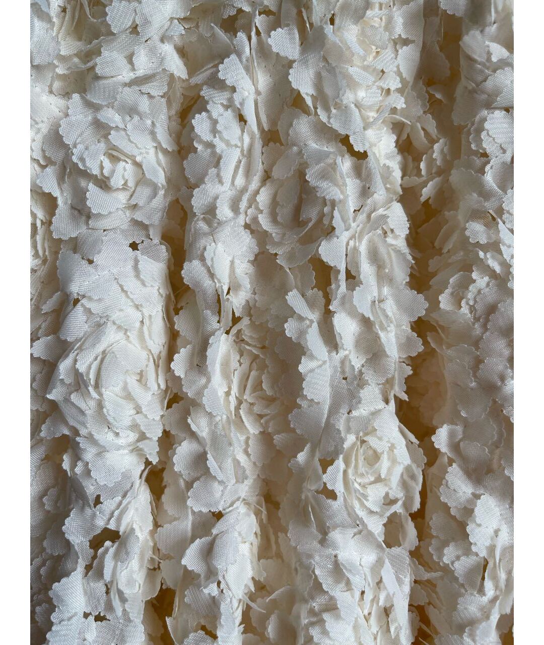 NDOMBI STELLA Белая полиэстеровая юбка миди, фото 4