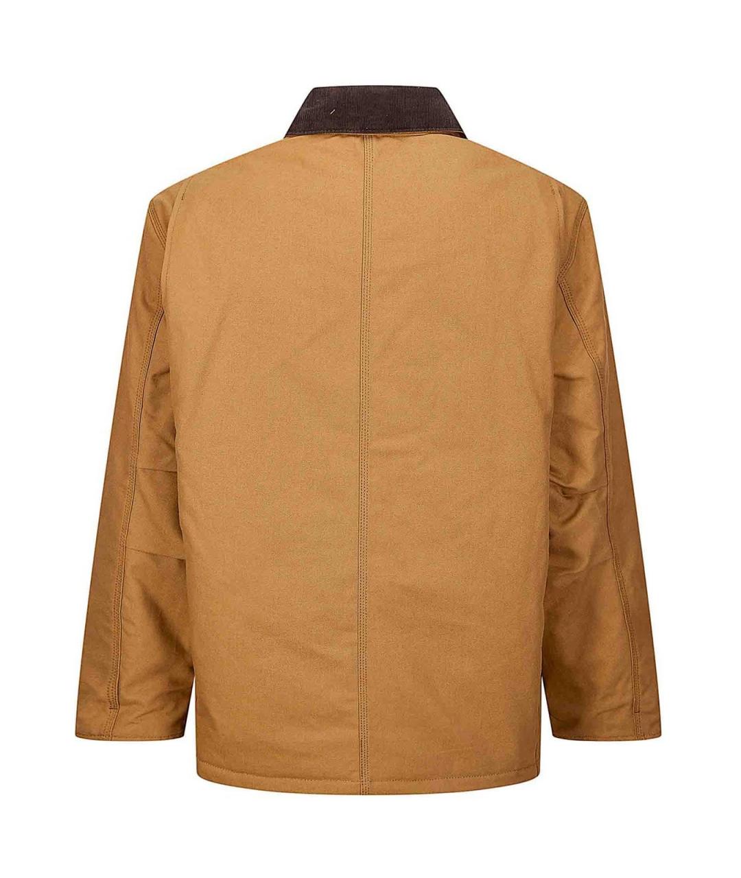 CARHARTT Коричневая хлопковая куртка, фото 2