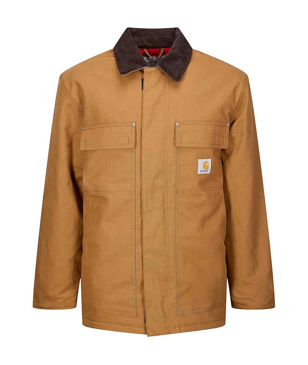 CARHARTT Коричневая хлопковая куртка, фото 1