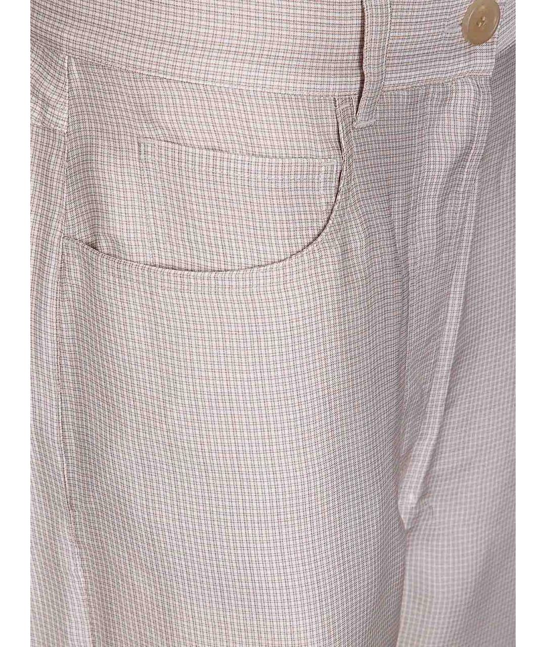 ACNE STUDIOS Бежевые прямые брюки, фото 3