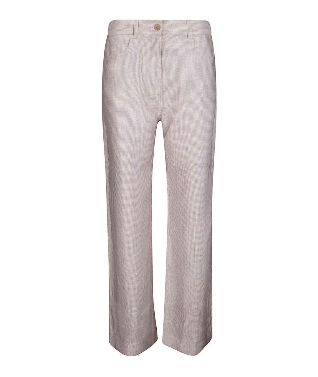 ACNE STUDIOS Бежевые прямые брюки, фото 1