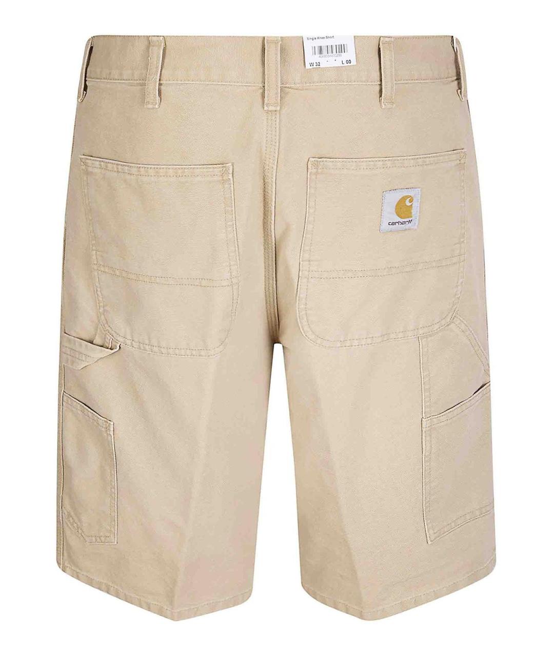 CARHARTT Бежевые хлопковые шорты, фото 2