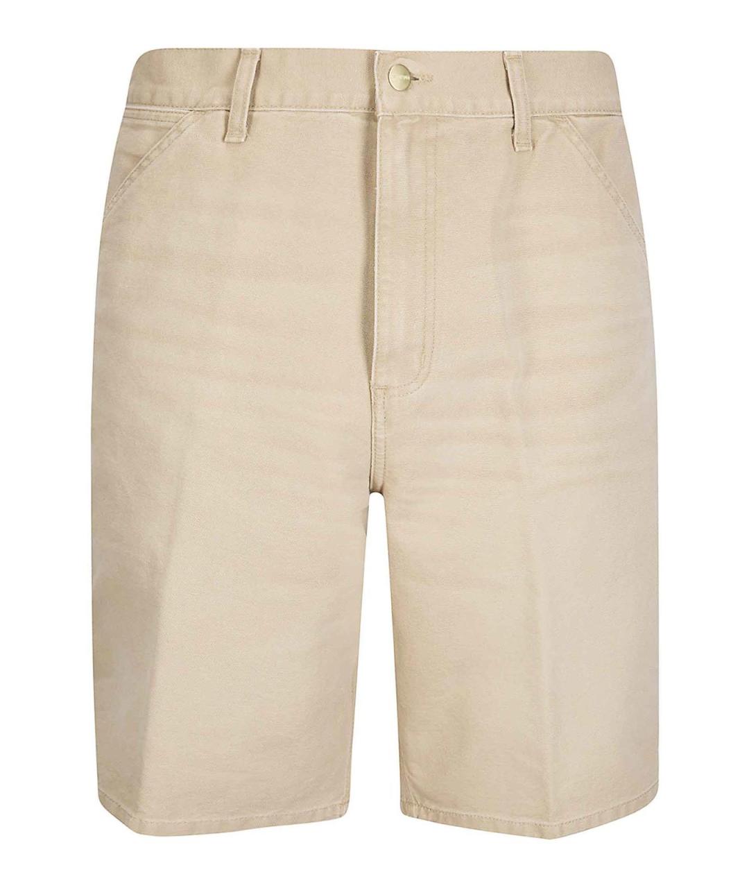 CARHARTT Бежевые хлопковые шорты, фото 1