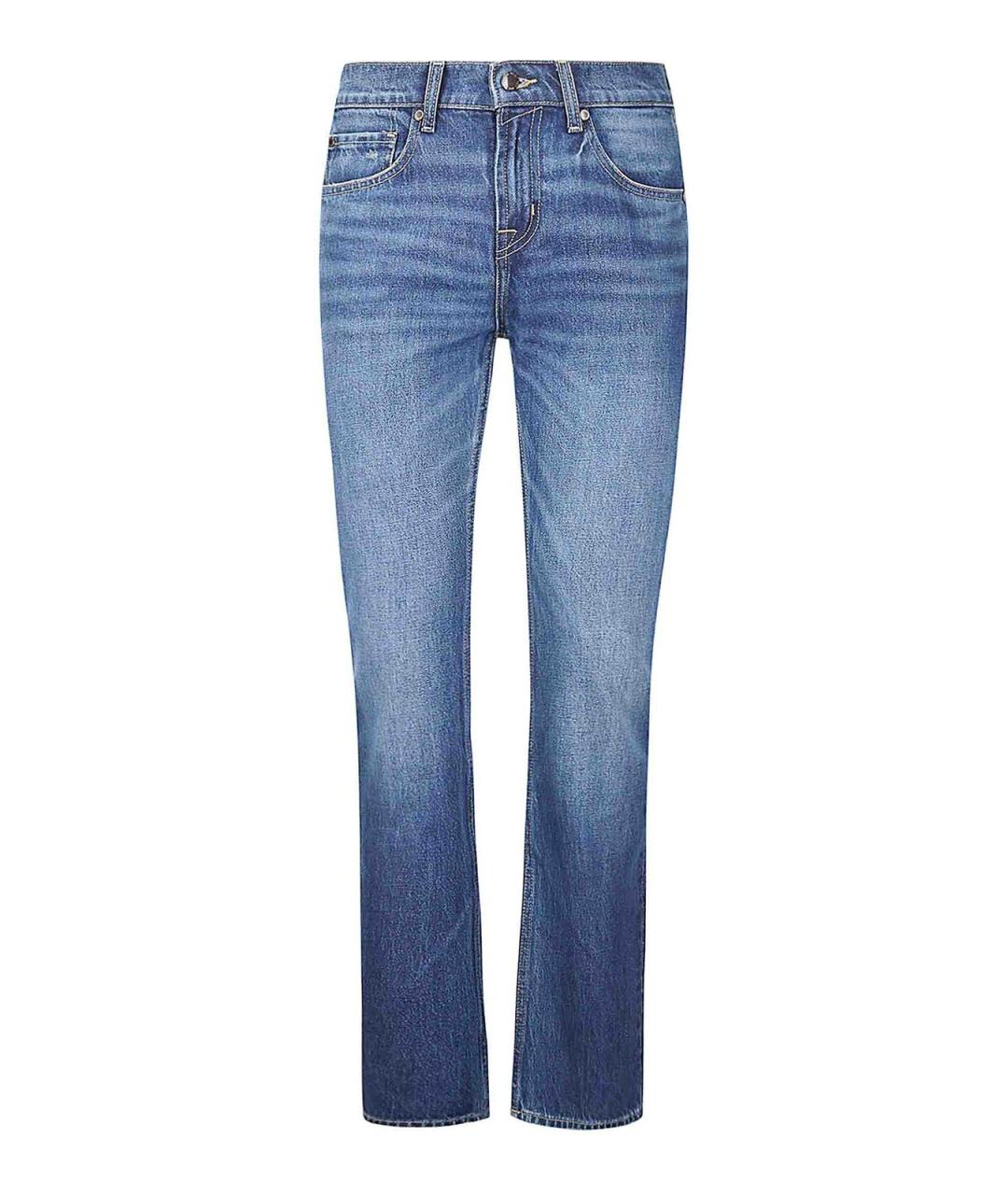 7 FOR ALL MANKIND Синие хлопковые джинсы, фото 1