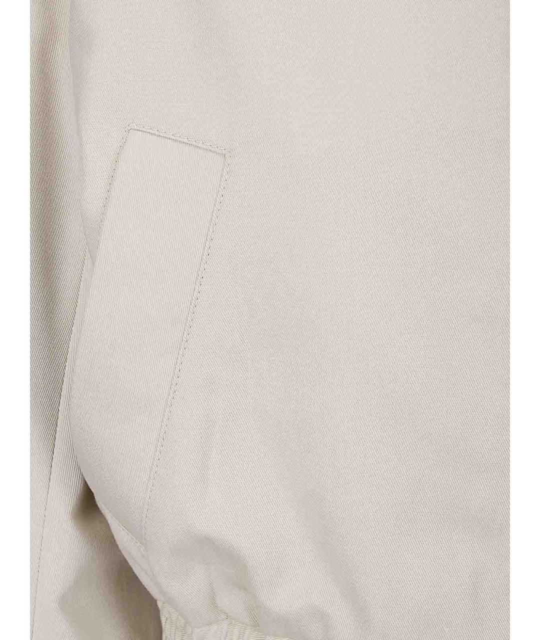 MM6 MAISON MARGIELA Бежевая хлопковая куртка, фото 2
