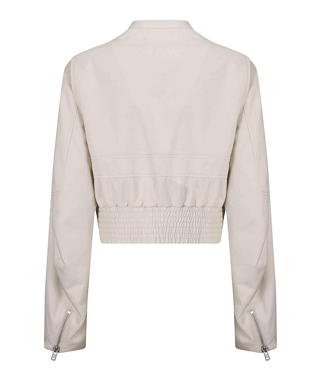 MM6 MAISON MARGIELA Бежевая хлопковая куртка, фото 3