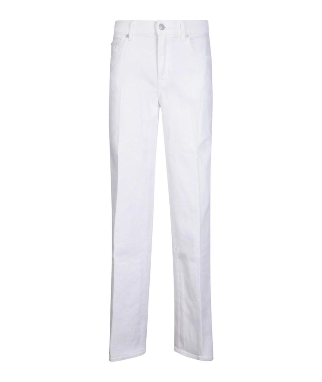 7 FOR ALL MANKIND Хлопковые прямые джинсы, фото 1