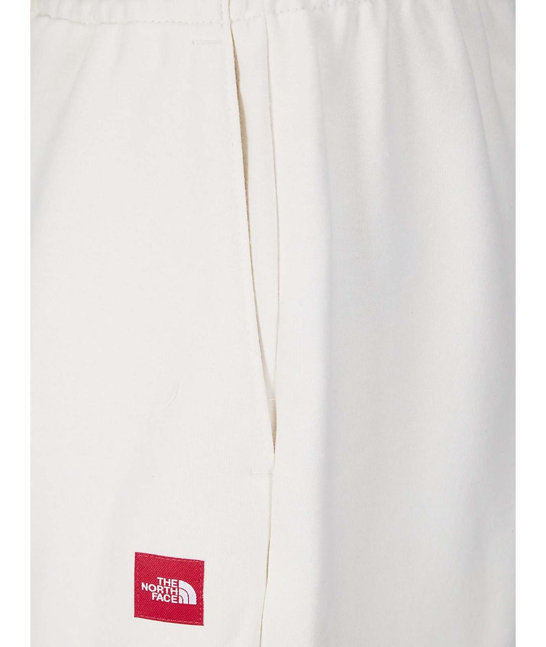 THE NORTH FACE Белые хлопковые спортивные брюки и шорты, фото 3