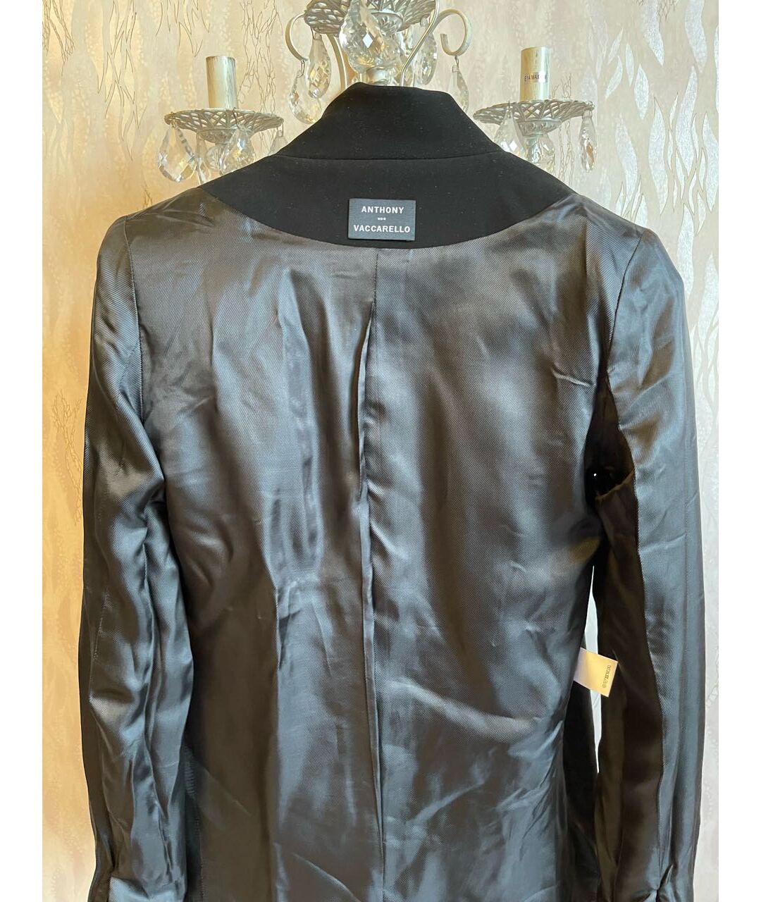 ANTHONY VACCARELLO Черный полиэстеровый жакет/пиджак, фото 3
