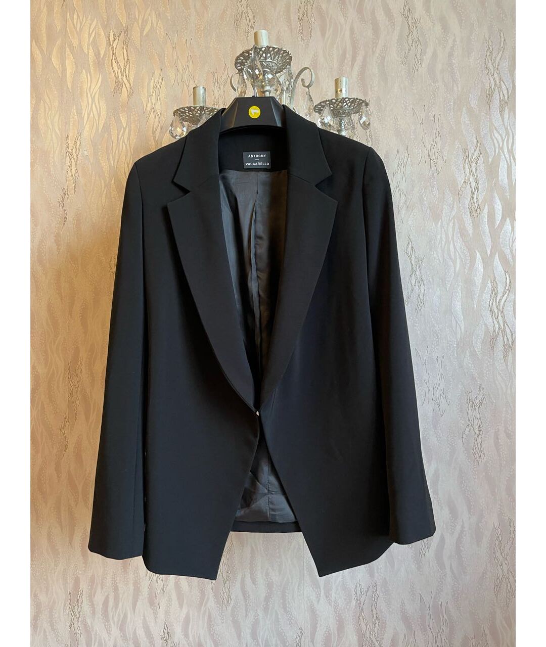 ANTHONY VACCARELLO Черный полиэстеровый жакет/пиджак, фото 9