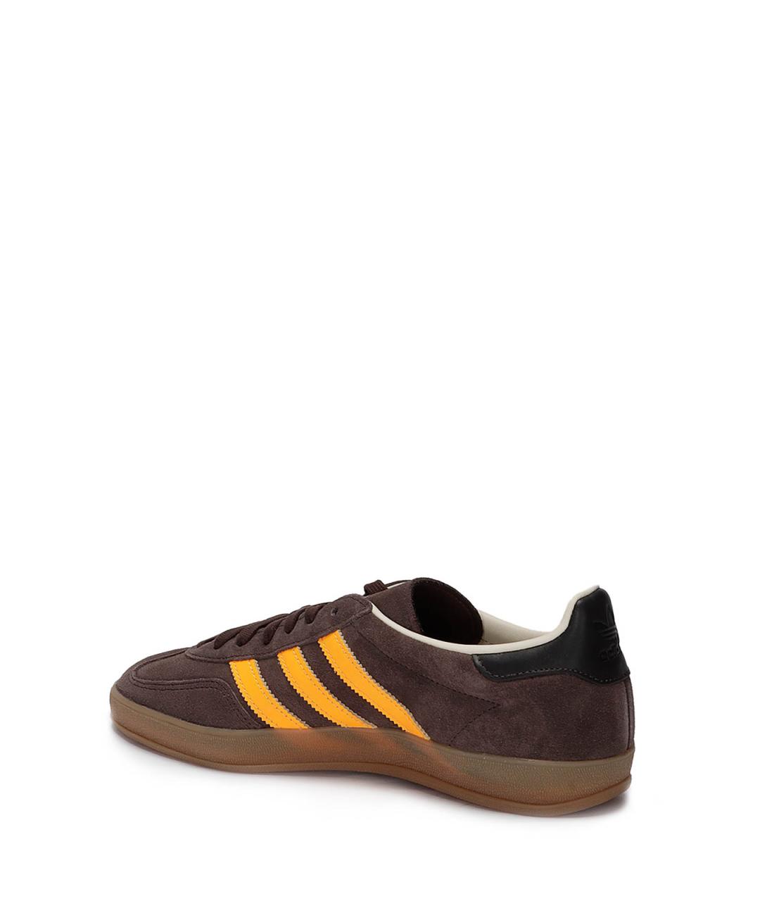 ADIDAS Коричневые замшевые низкие кроссовки / кеды, фото 3
