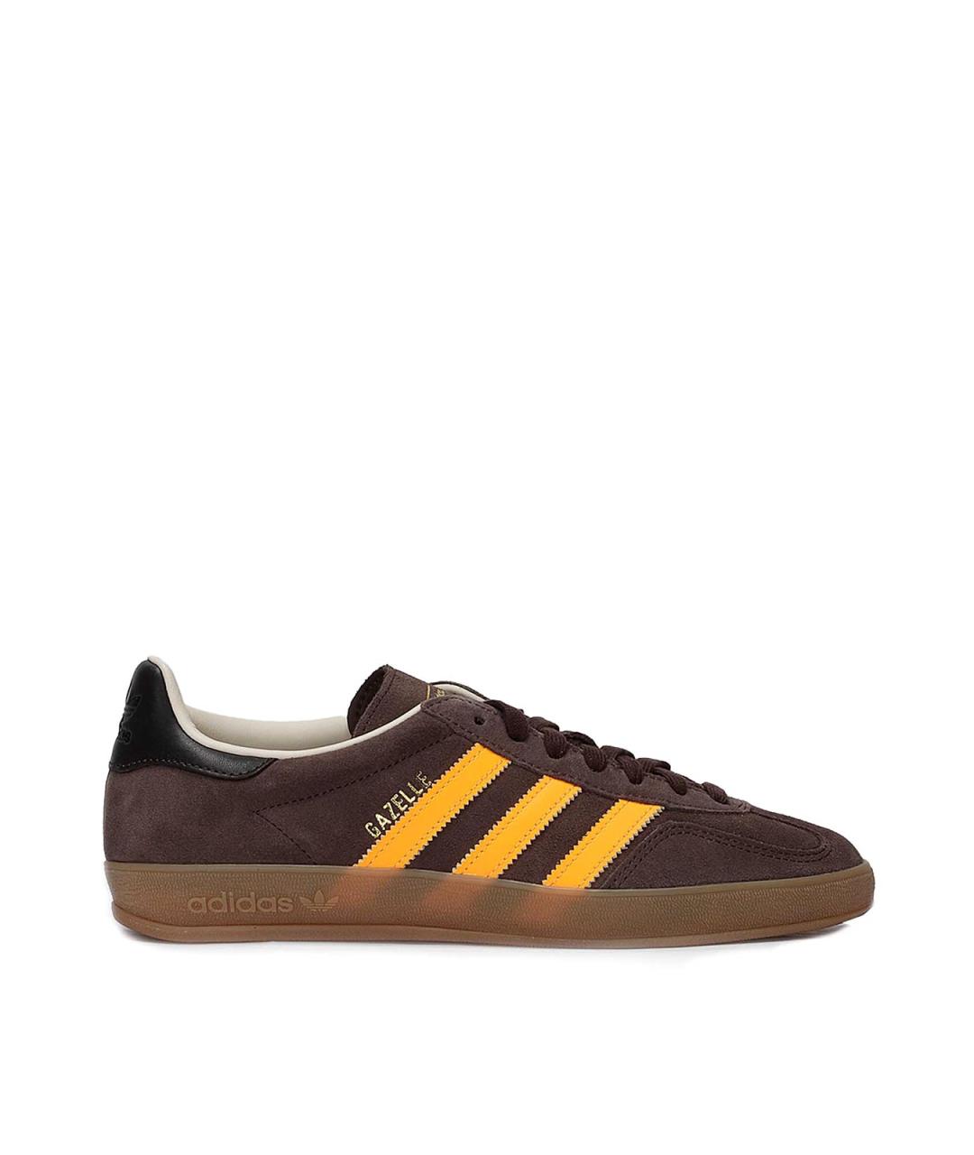 ADIDAS Коричневые замшевые низкие кроссовки / кеды, фото 1