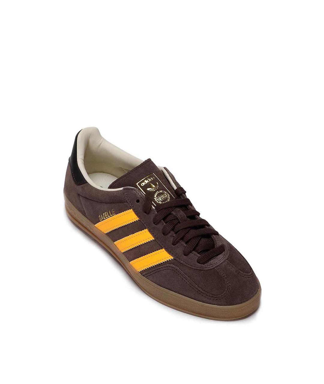 ADIDAS Коричневые замшевые низкие кроссовки / кеды, фото 2