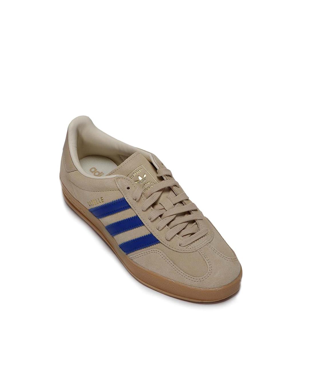 ADIDAS Коричневые замшевые низкие кроссовки / кеды, фото 2