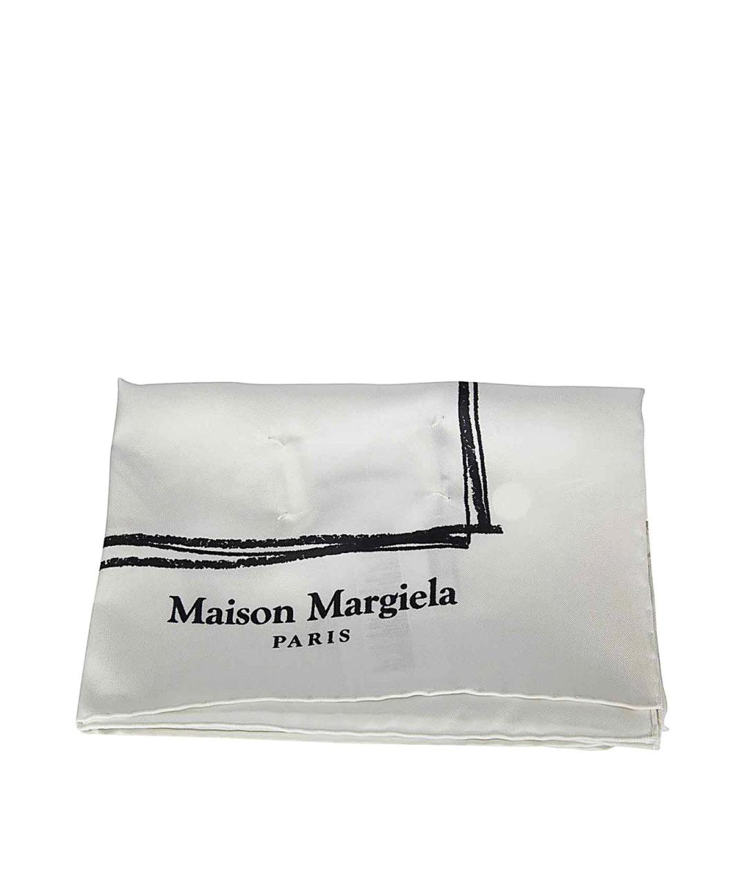MAISON MARGIELA Серый шелковый платок, фото 1