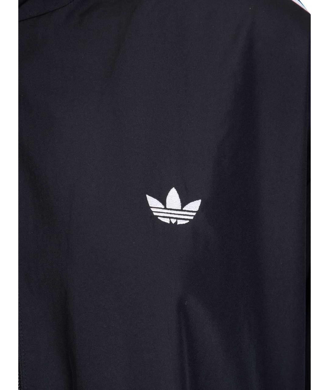 ADIDAS Черная полиэстеровая куртка, фото 3