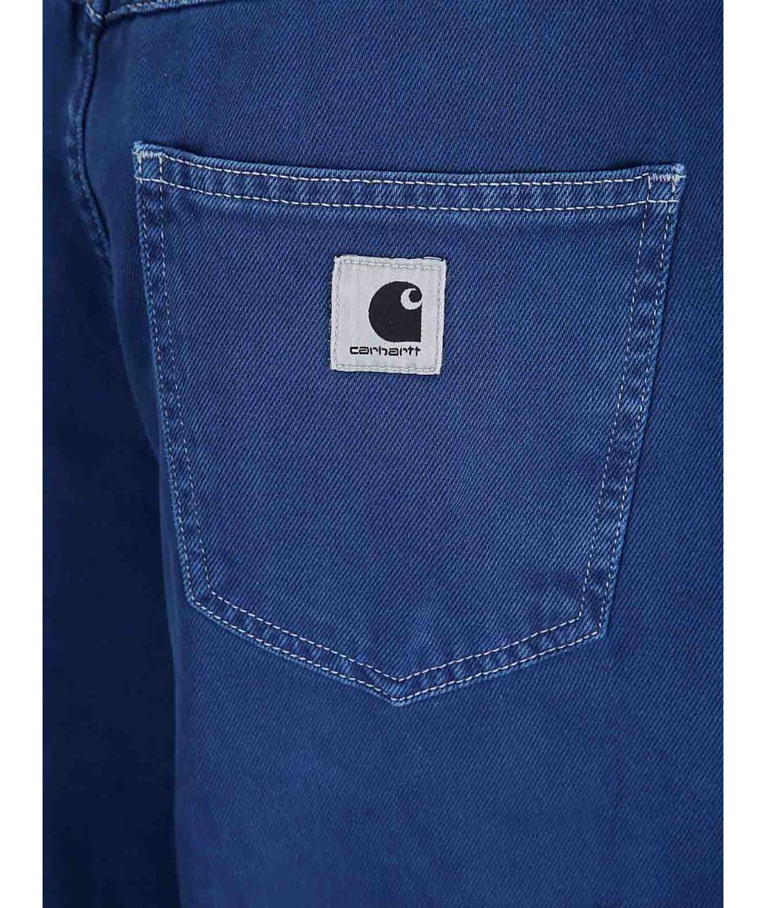 CARHARTT Синие хлопковые шорты, фото 3