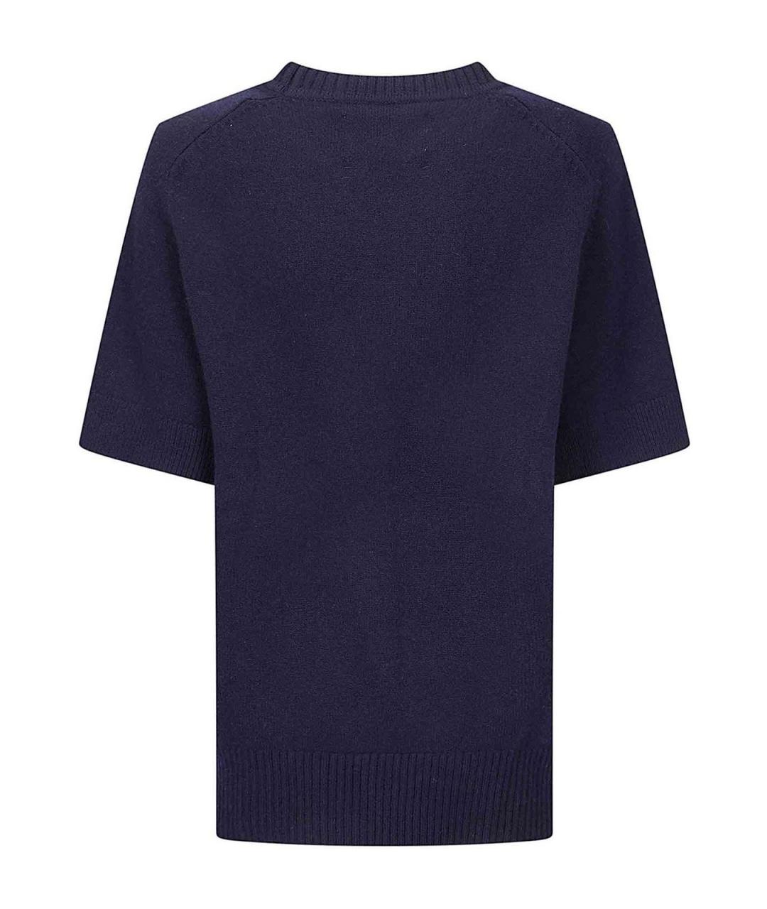 EXTREME CASHMERE Темно-синяя кашемировая майка, фото 2