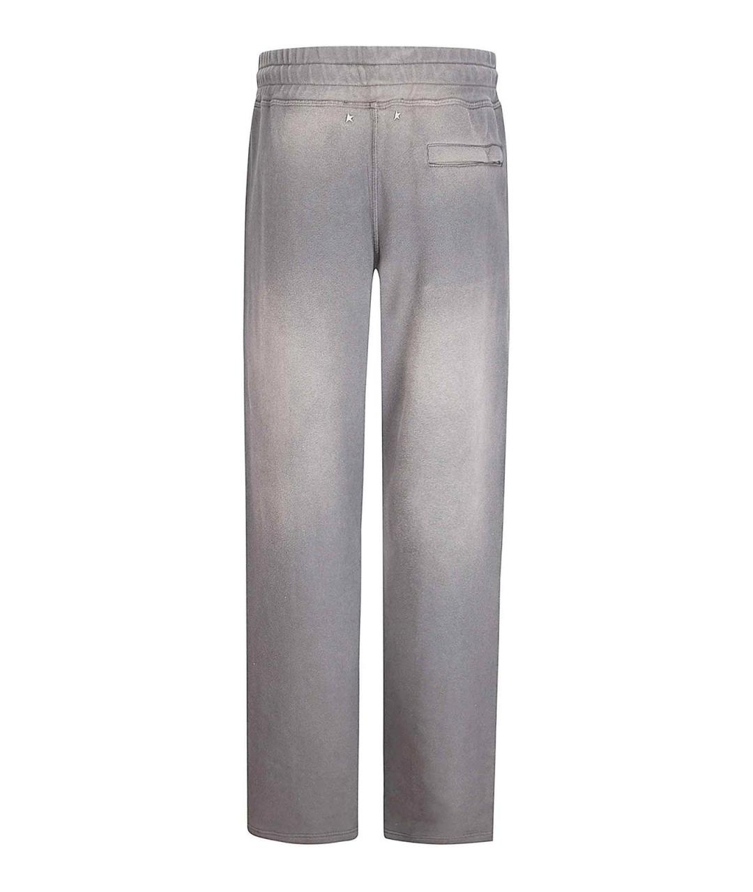 GOLDEN GOOSE DELUXE BRAND Серые хлопковые спортивные брюки и шорты, фото 2