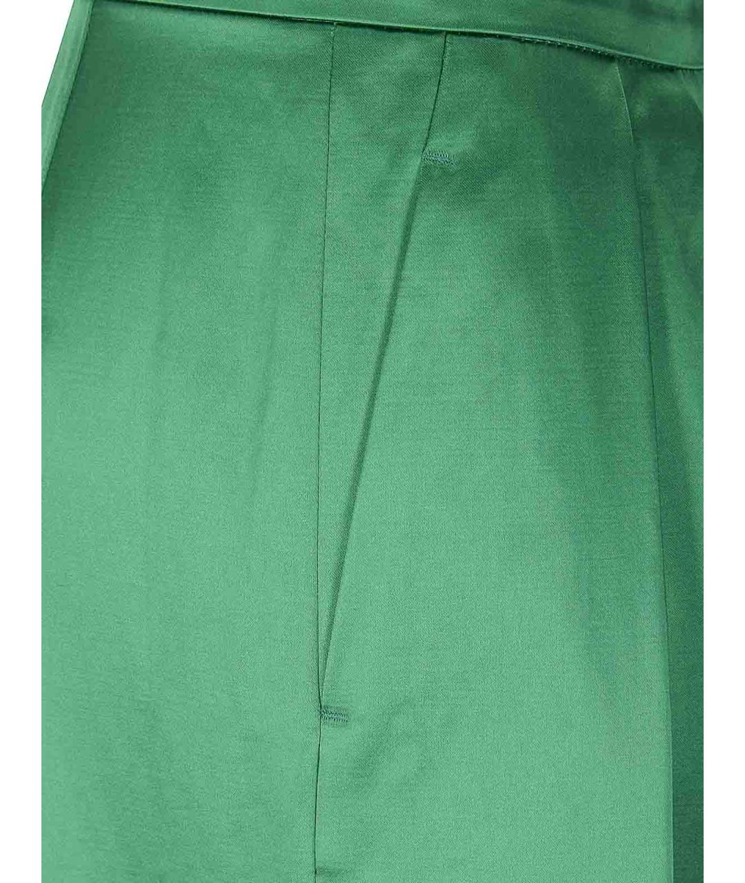 DRIES VAN NOTEN Зеленые брюки широкие, фото 3