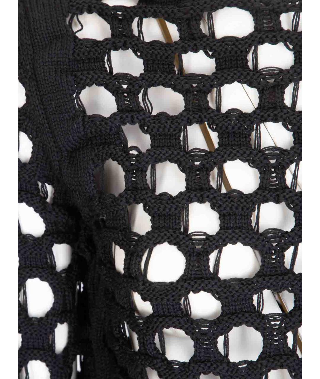 COMME DES GARÇONS Черный хлопковый джемпер / свитер, фото 3