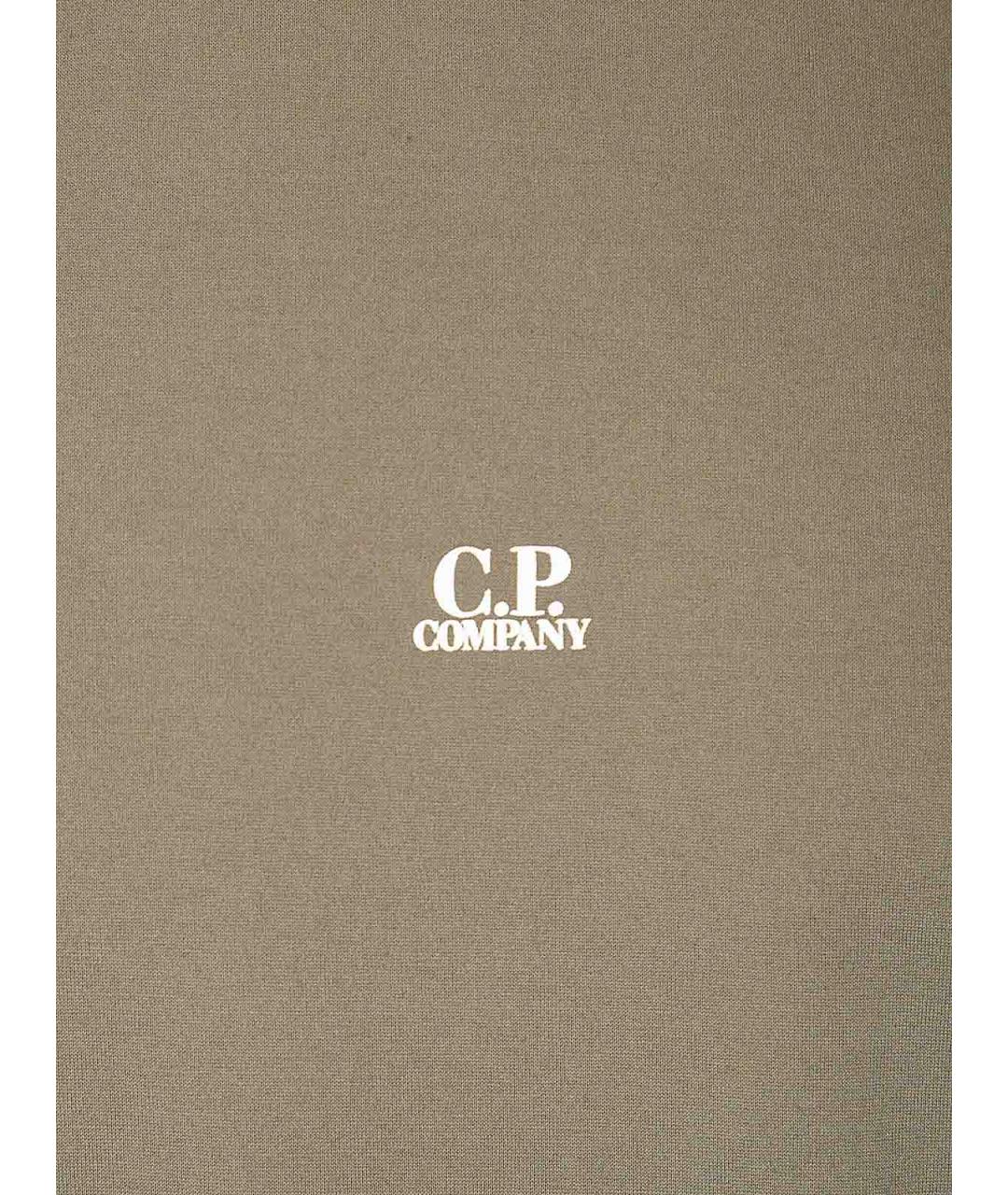 CP COMPANY Зеленая хлопковая футболка, фото 3