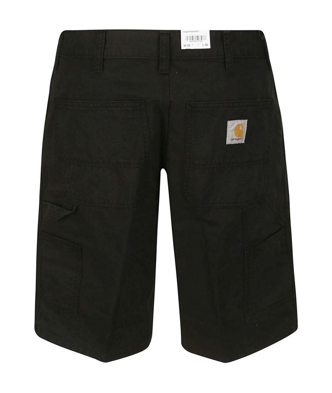 CARHARTT Черные хлопковые шорты, фото 2