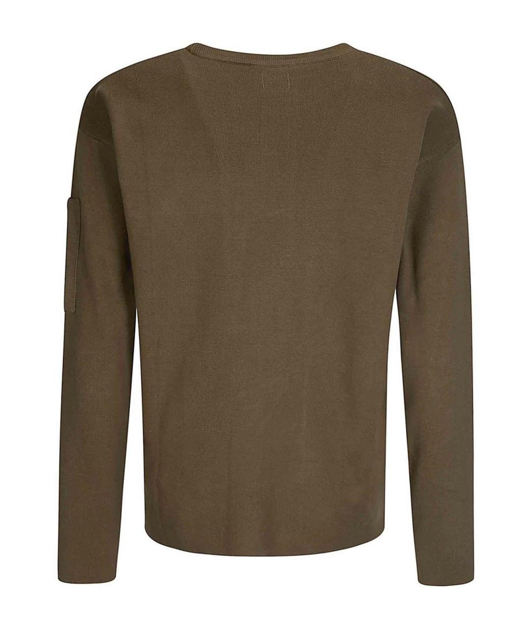 CP COMPANY Хаки хлопковый джемпер / свитер, фото 2