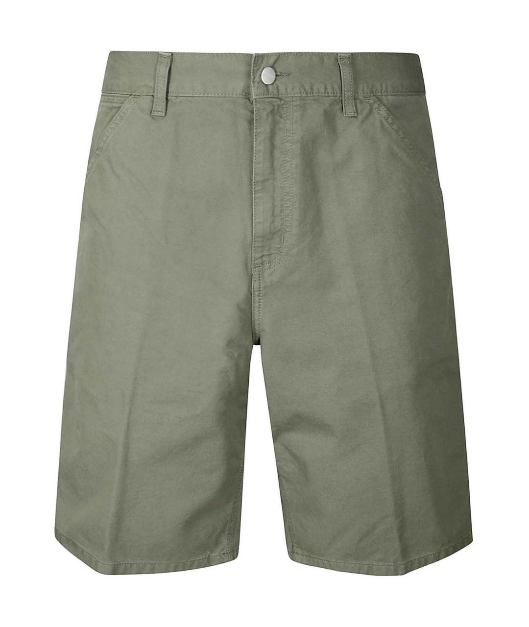 CARHARTT Зеленые хлопковые шорты, фото 1