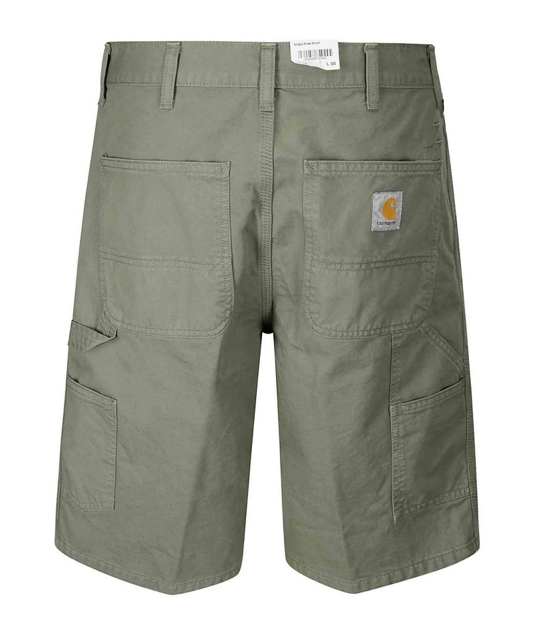 CARHARTT Зеленые хлопковые шорты, фото 2