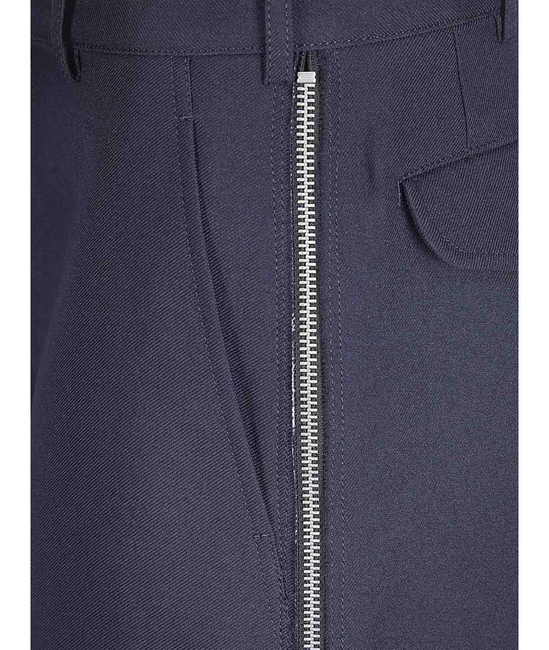 COMME DES GARÇONS SHIRT Синие полиэстеровые шорты, фото 3