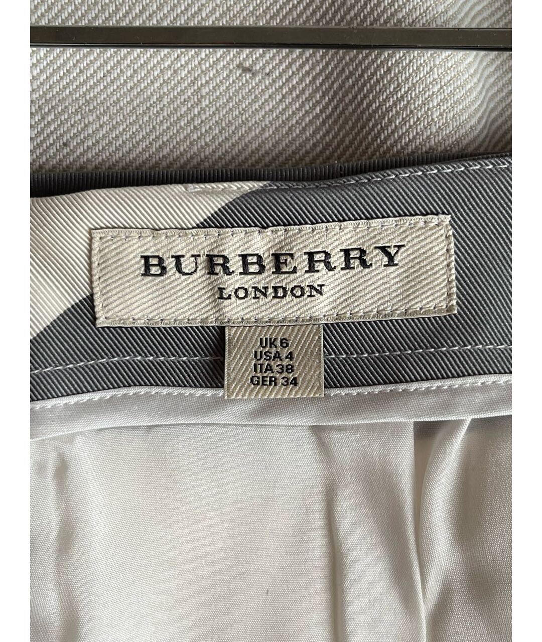 BURBERRY LONDON Мульти шелковая юбка миди, фото 7