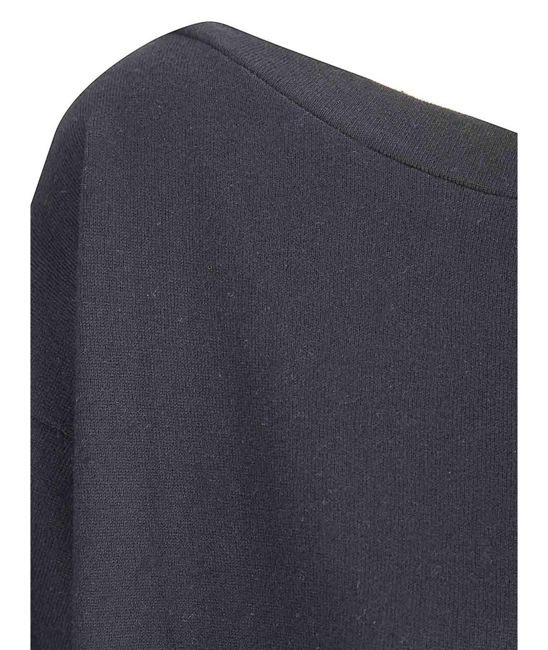 EXTREME CASHMERE Черная хлопковая футболка, фото 3