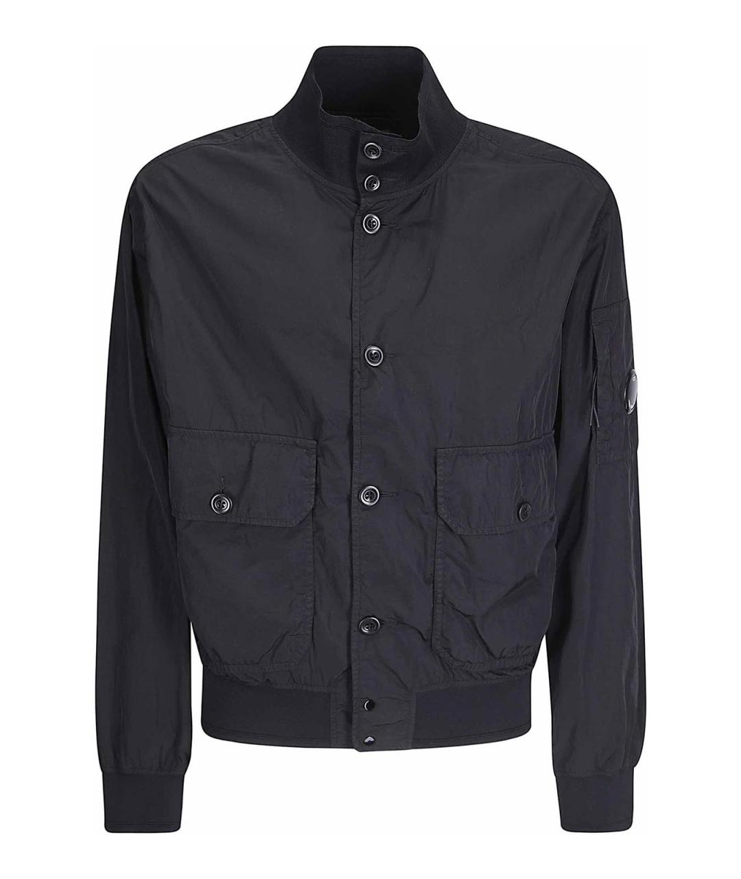 CP COMPANY Черная полиэстеровая куртка, фото 1